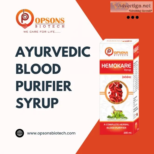 Ayurvedic blood purifier syrup