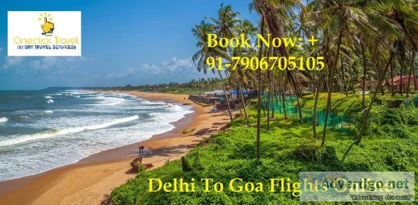 Delhi to goa flights online tickets cheap flights tickets online