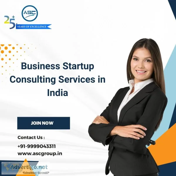 Business startup consulting services in india
