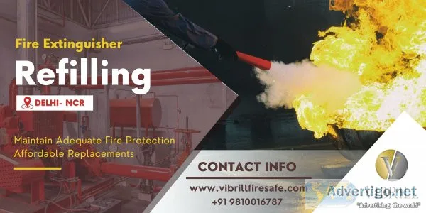 Fire extinguisher refilling in delhi-ncr