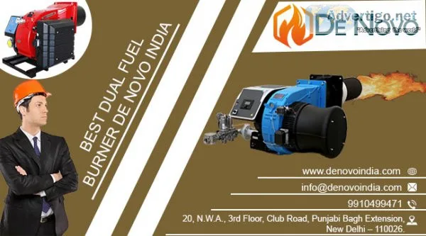 Dual fuel burner