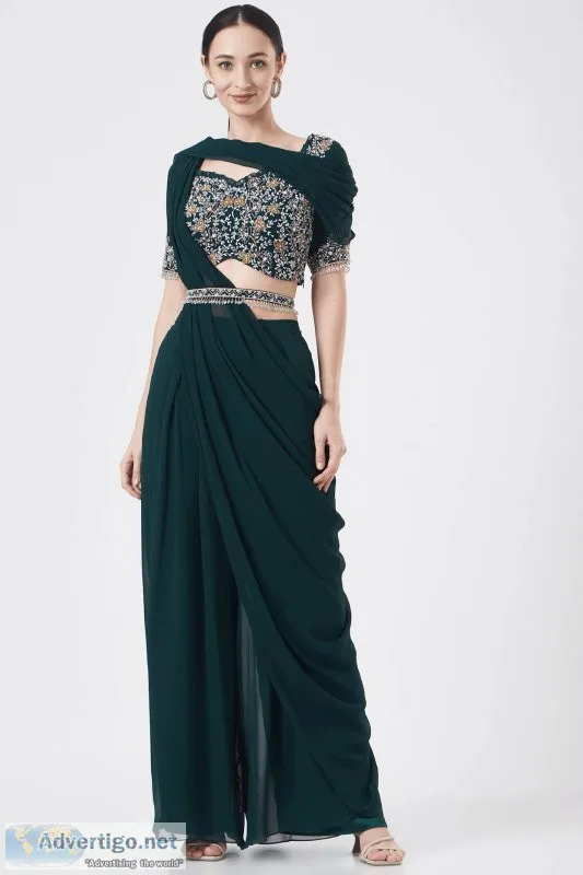 Pre stitched dhoti saree dress huge collection available on fres