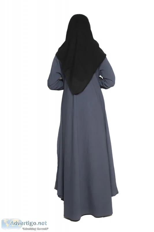 Buy modest city self design plain bottle grey front 4 button aba