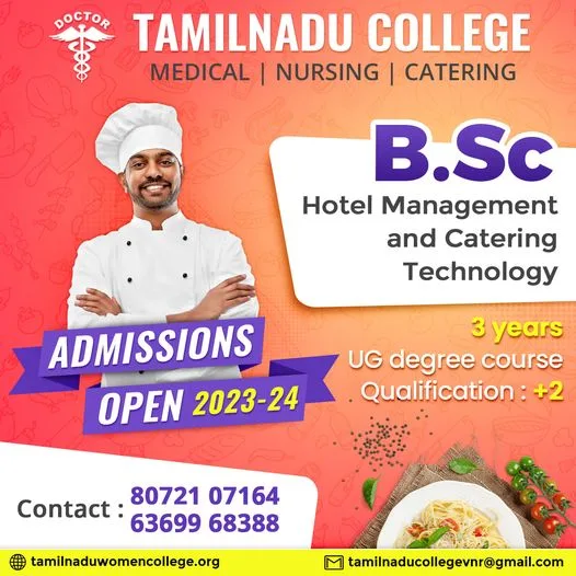 Diploma in hotel management colleges in virudhunagar