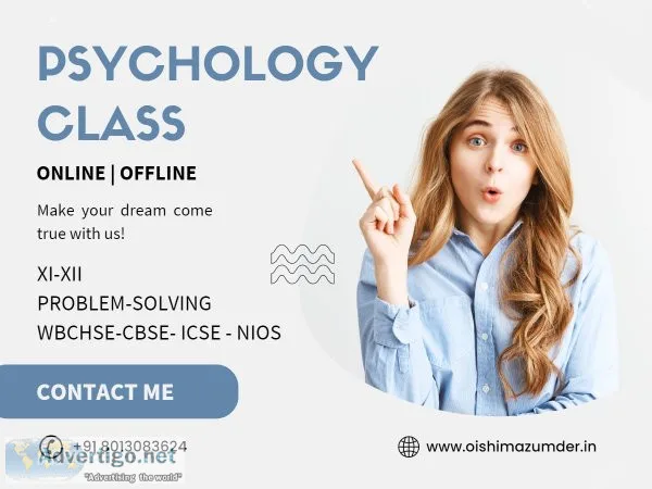 Best psychology teacher in kolkata | oishi mazumder