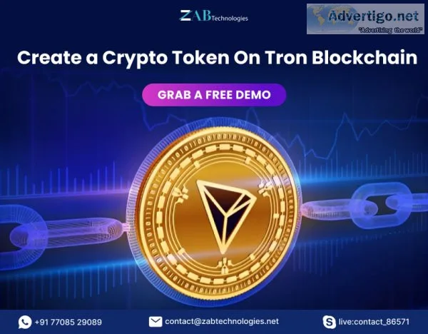 Create tron token - a perfect way for startups