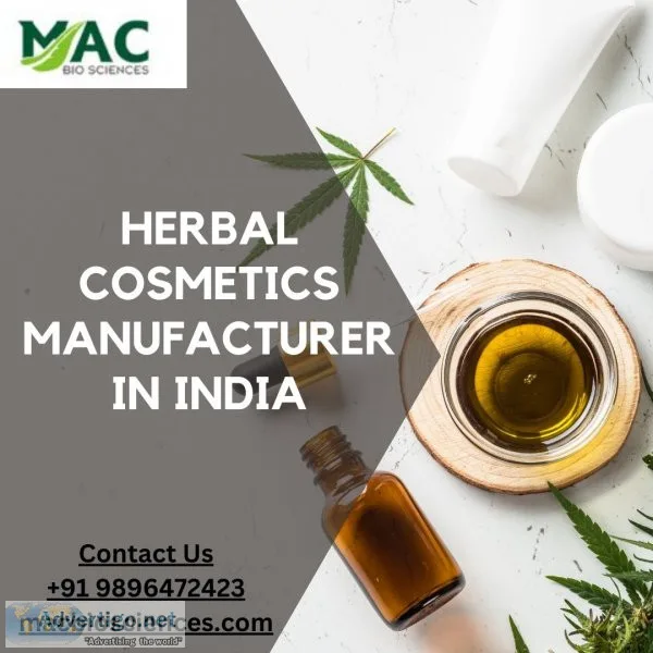 Herbal cosmetics manufacturer in india