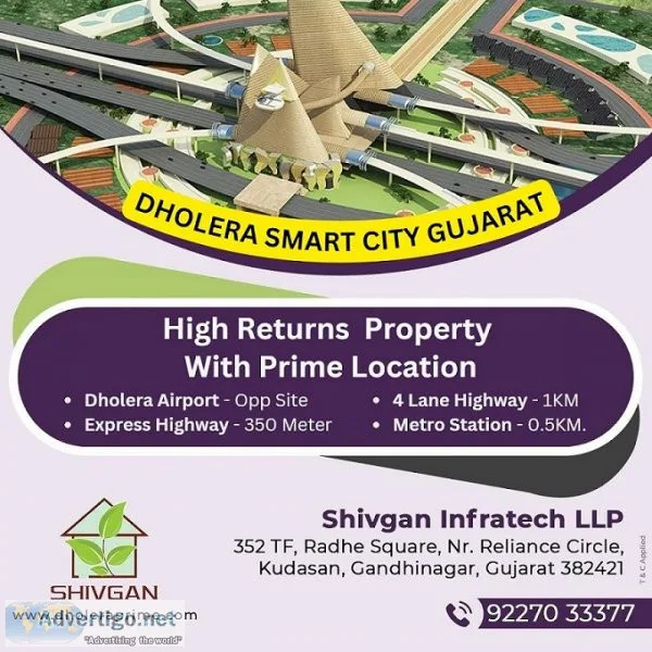 Plots in dholera sir smart city
