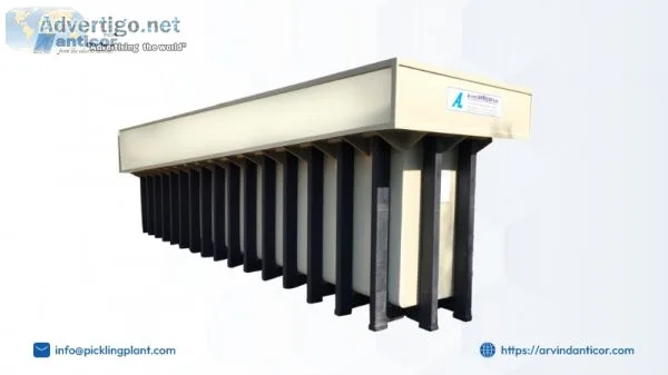 How are polypropylene pickling tanks better than polyethylene ta