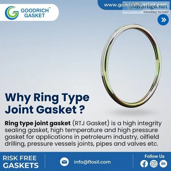 Api ring type joint gasket in usa (rtj gasket) from goodrich gas