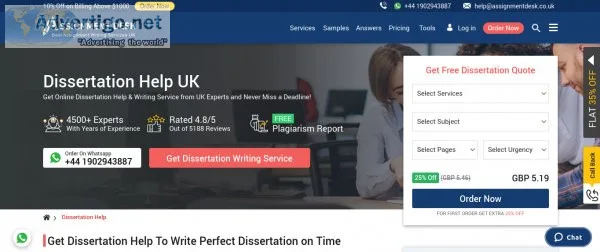 Online dissertation writing services in uk
