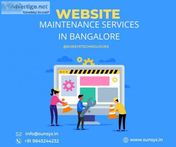 website maintenance company bangalore