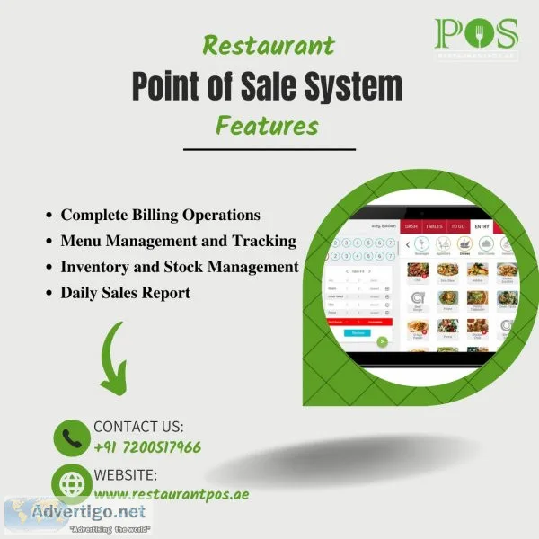 Quick service restaurant pos system uae/easy pos system for rest