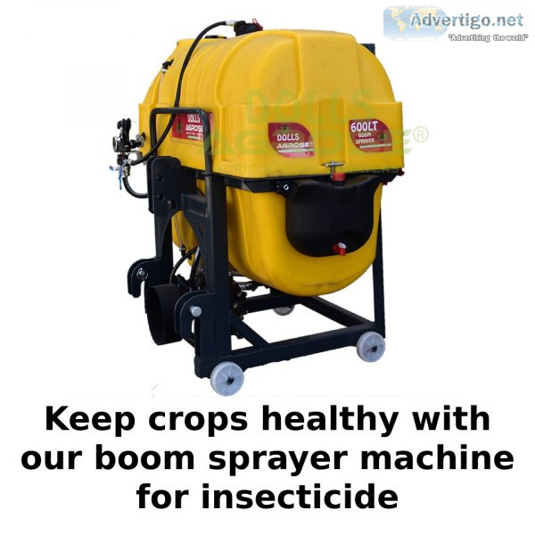 Keep crops healthy with our boom sprayer machine for insecticide
