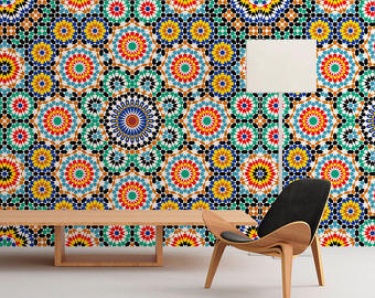 Fabric wallpaper for walls