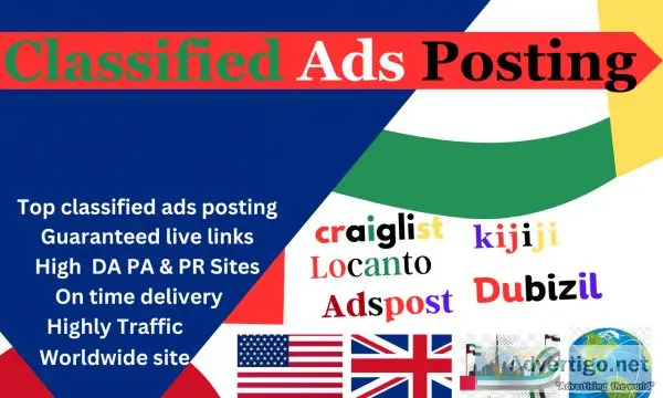 Classified ads posting site