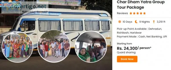 Char dham yatra package