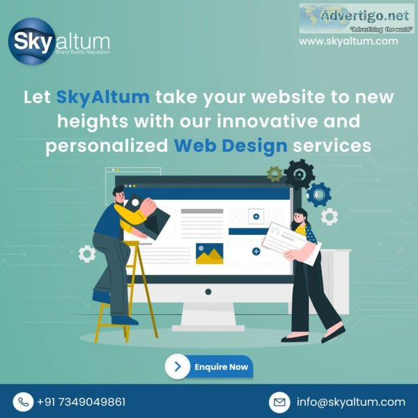 Create impressive website with skyaltum best website design comp