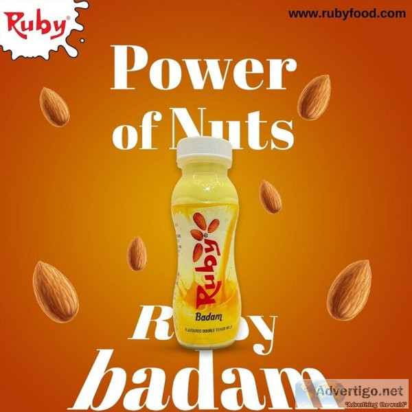 Get the best badam milk & shake from ruby food and beverage