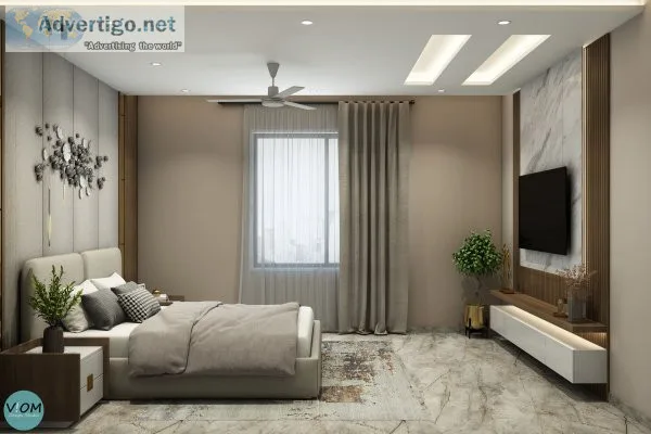 Master bedroom interior design and decoration
