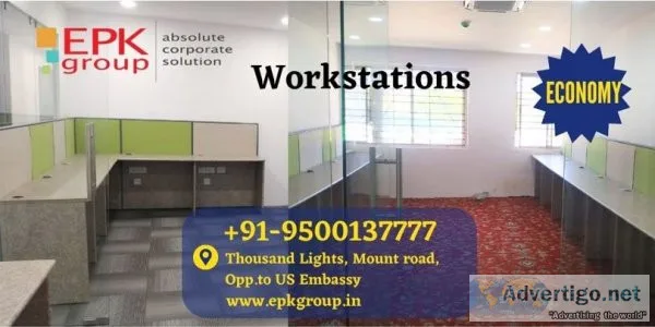 Coworking office space for rent in mount road