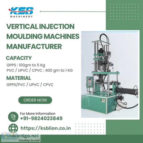 Vertical injection molding machine manufacturer