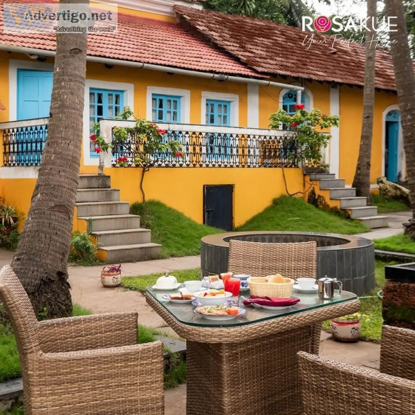 Best villas in goa | rosakue