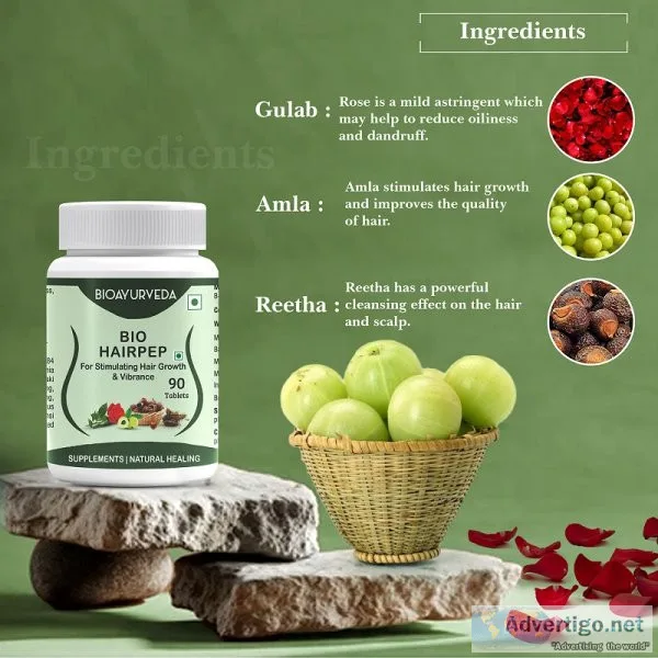 Ditch hair loss & welcome its growth with hairpep tablets