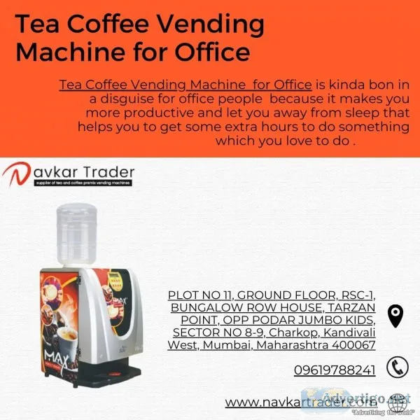 Buy the finest tea coffee vending machine for office