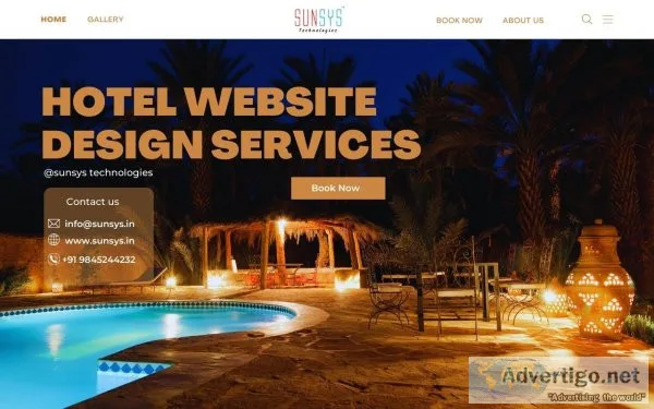 Hotel website design company