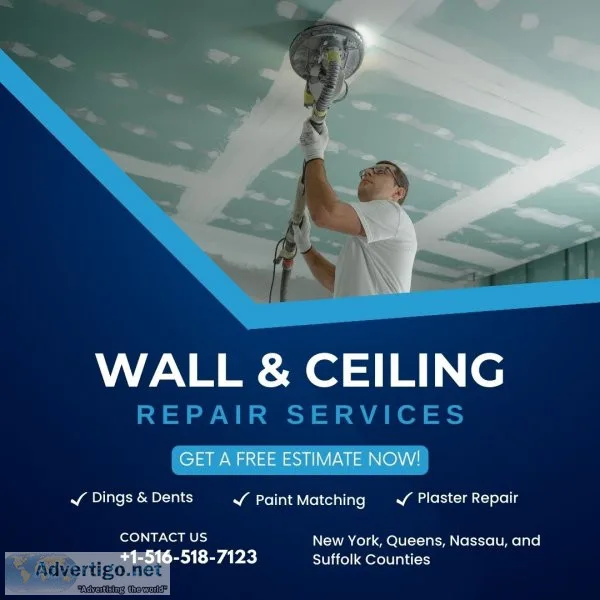 Professional wall and ceiling repair services - patch it up