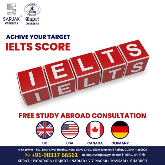 Sarjak overseas education consultant - ielts classes - study abr