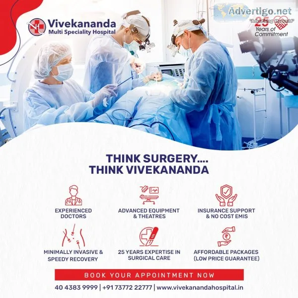Best laparoscopic and general surgeon in hyderabad | vivekananda