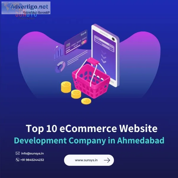Top 10 ecommerce website development company in ahmedabad