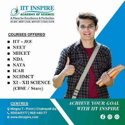 Iit inspire academy of science i jee, neet, nda, mht-cet, xi - x