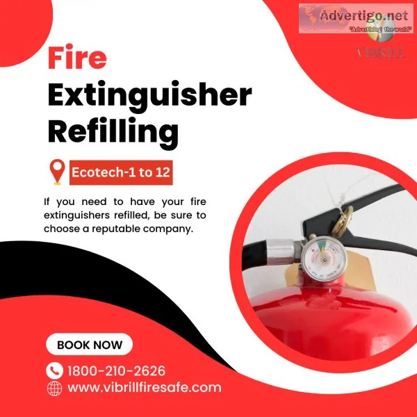 Fire extinguisher refilling in ecotech-1 to 12