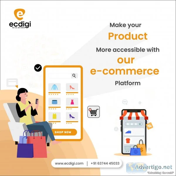 Online e-commerce store builder