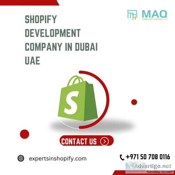 Shopify Development Company In Dubai