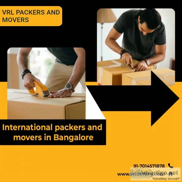 International packers and movers in bangalore