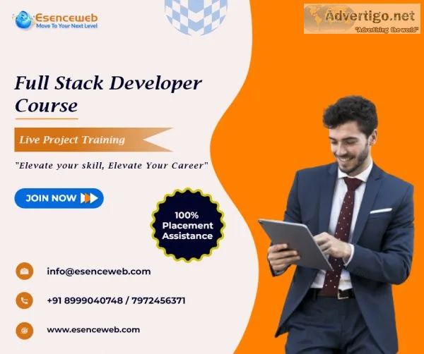 Full stack developer course | esenceweb | india