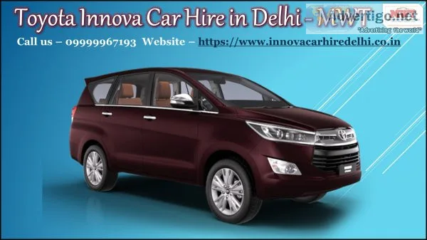 Innova crysta on rent in delhi