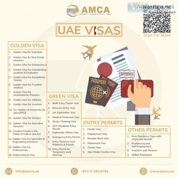 Golden visa in uae- amca- call us now- +971 4 321 1204