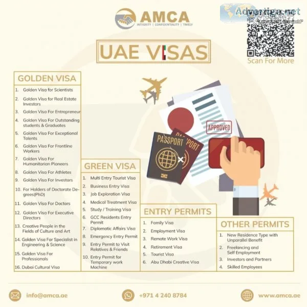 Golden visa in uae- amca- call us now- +971 4 321 1204
