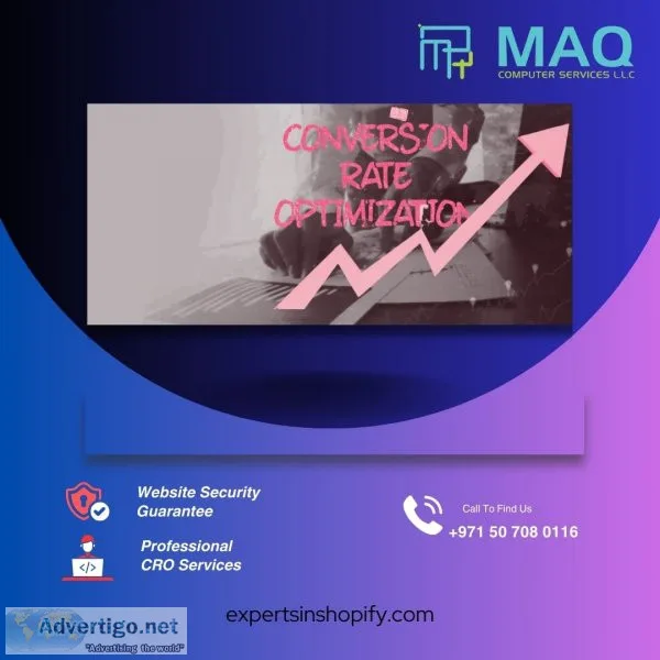 Conversion rate optimization services