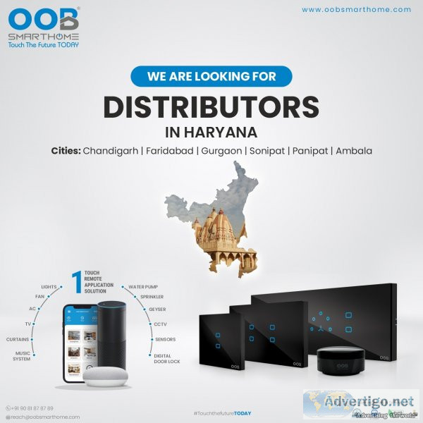 Oob smarthome we are looking for distributor #haryana #india #sm