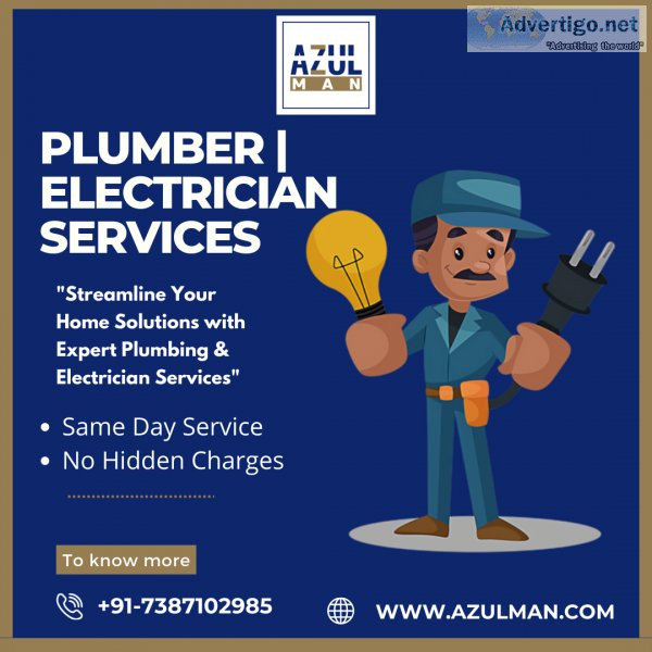 Electrician and plumber services