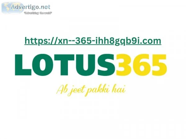 The most popular gaming website in india is called lotus 365