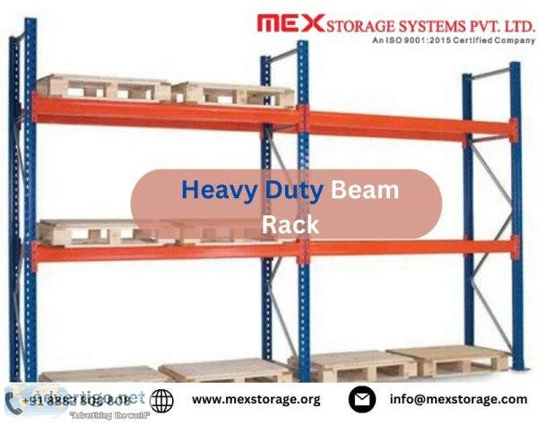 Heavy duty beam rack