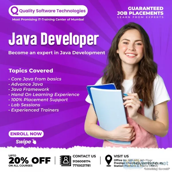 Java programming institute with 100% job placement in thane