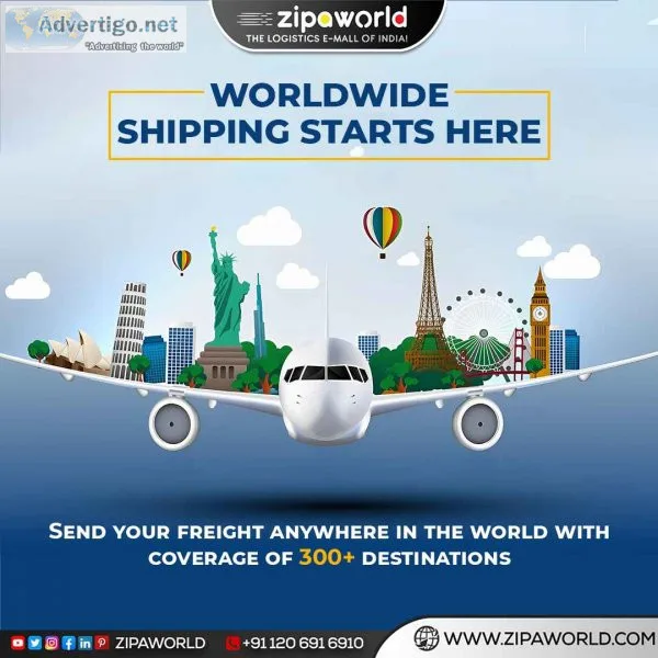 Zipaworld - your premier air freight forwarder in india